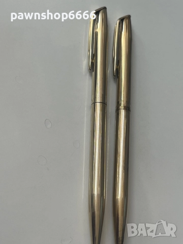 Две химикалки Waterman C/F с позлата и ROWI  химикал 18 карата позлата, снимка 10 - Антикварни и старинни предмети - 51650488