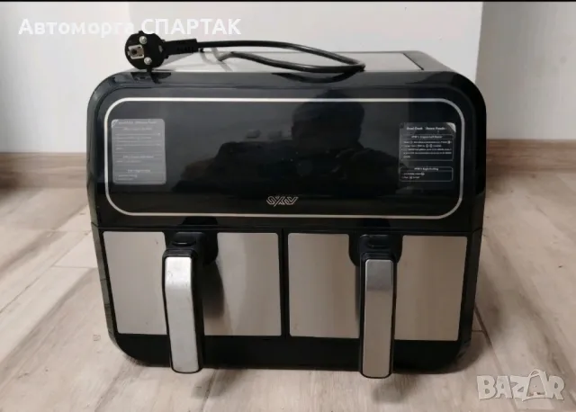 Чисто нов двоен airfryer innsky 8л 1700вата с транспортнен дефект, снимка 1 - Фритюрници - 47209899