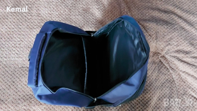 Синя Мъжка раница, снимка 5 - Раници - 53999255