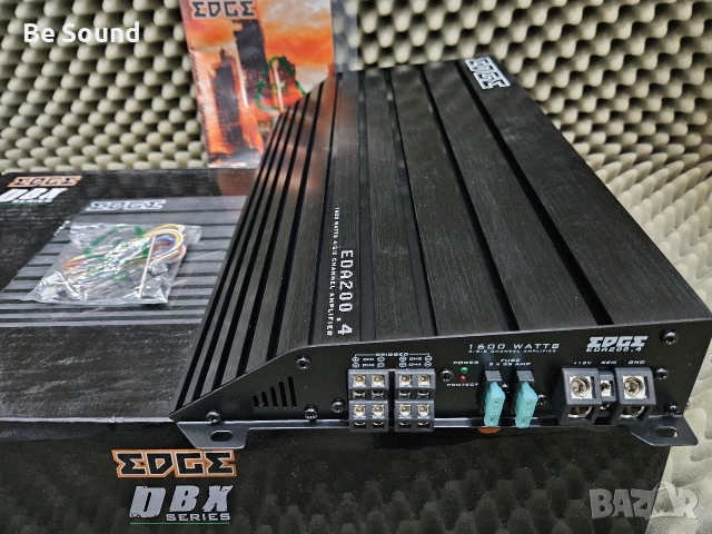 4 канален Усилвател EDGE EDA 4.200 клас АБ , снимка 5 - Ресийвъри, усилватели, смесителни пултове - 53688178