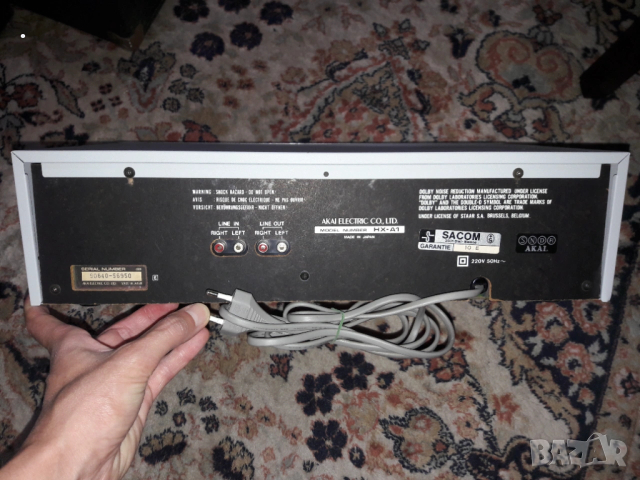 Касетен дек Akai HX - A1, снимка 6 - Декове - 53937706