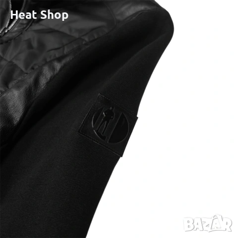 Мъжко яке Karl Lagerfeld Quilted Hybrid Jacket, снимка 2 - Якета - 53767745