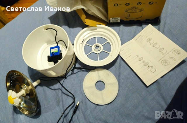 Котешки фонтан без BPA 2.4L