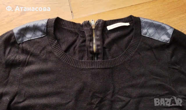 Атрактивна рокля есен зима, вискоза, размер M, отлична, снимка 2 - Рокли - 52168097