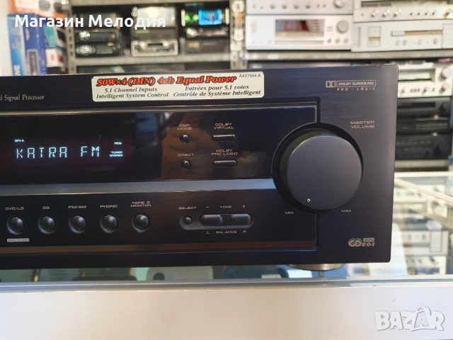 Ресийвър Pioneer VSX-607RDS Две по 65 вата. В отлично техническо и визуално състояние., снимка 5 - Ресийвъри, усилватели, смесителни пултове - 37115286