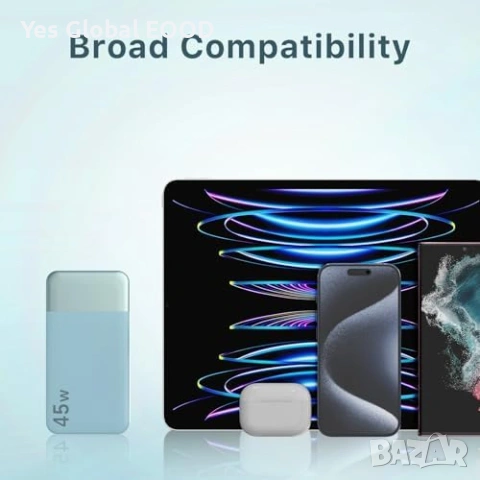 NOBIS Power Bank 20000mAh 45W, снимка 7 - Външни батерии - 53827915