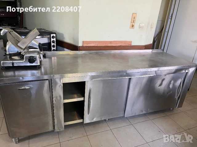 Работна маса неръждавейка , снимка 3 - Обзавеждане на кухня - 52072975