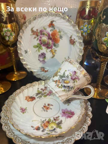 Circa 1894 наличие на няколко великолепни тройни сета съвместимост на чашката около 175 мл Код P1624, снимка 11 - Съдове за готвене - 52917010