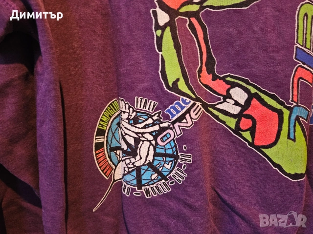 Блуза на O'neill Mentos World Cup 1990 Italy snowboard ski Large спорт ретро блуза , снимка 16 - Блузи - 53411144
