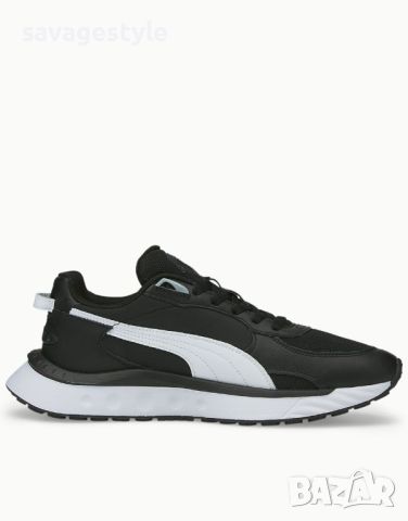 Мъжки маратонки PUMA Wild Rider Route Shoes Black, снимка 2 - Маратонки - 46020205