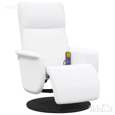 vidaXL Масажен реклайнер стол с опора за крака（SKU:356558）