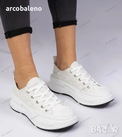 Дамски кецове Katerin, 3цвята , снимка 2 - Кецове - 49637837