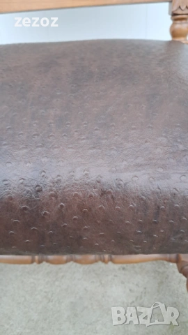 Ретро кресло-трон масив , снимка 5 - Дивани и мека мебел - 53948823