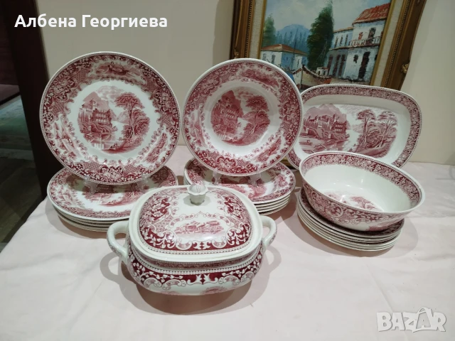 Комплект за хранене ROYAL MAASTRICHT CAMBRIDGE OLD ENGLAND, снимка 18 - Сервизи - 50494396