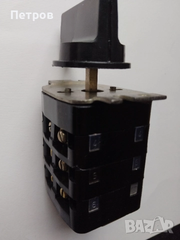 Кам-ключ 3-полюсен 25A 380V, ИЗРАБОТЕНО В НРБ, работещ, снимка 3 - Поли - 51842649