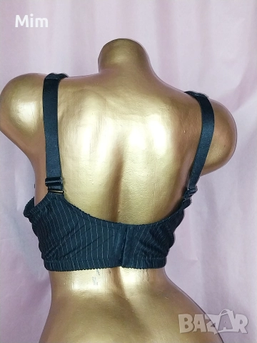 Ulla Popken 120 E Черен сутиен без банели за едра дама , снимка 9 - Бельо - 52745541