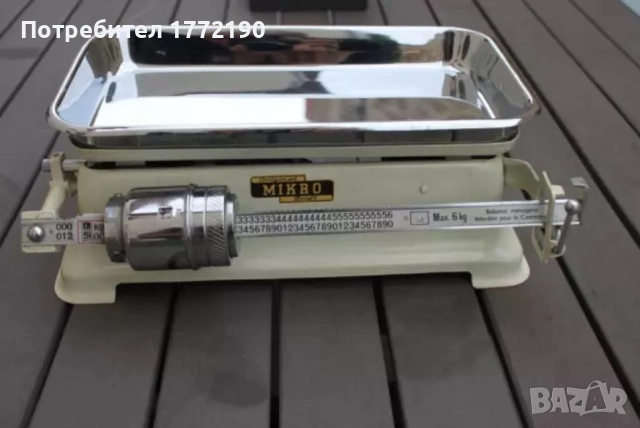 Старо немско кухненско кантарче Mikro Doft - 6 Kg