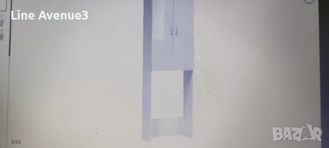  Шкаф за пералня ,тоалетна чиния  бял, 64x25,5x190 см, снимка 6 - Шкафове - 49902890