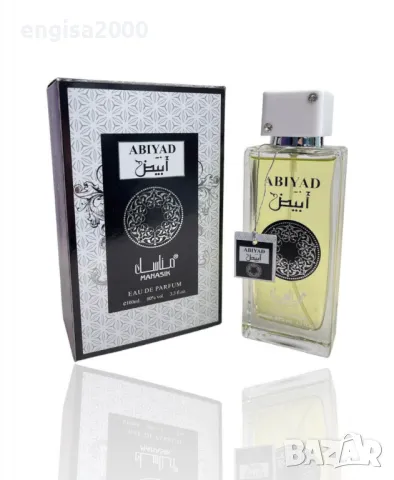 Оригинален арабски дамски парфюм ABIYAD by MANASIK, 100ML EAU DE PARFUM, снимка 1 - Дамски парфюми - 48438943