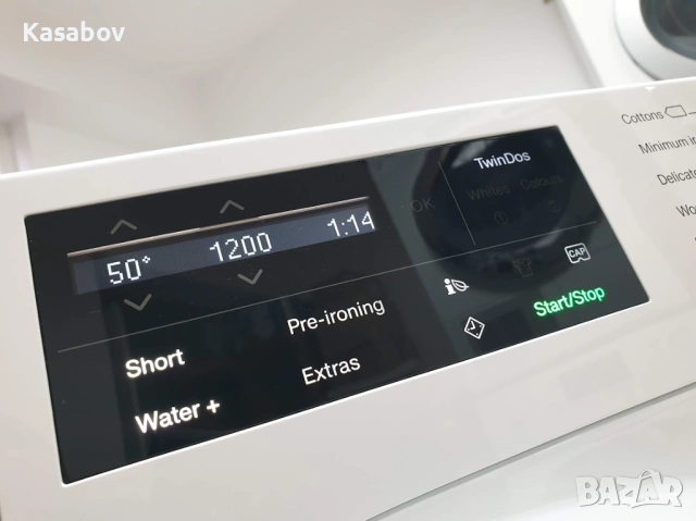Miele 9кг 1600rpm Wi-Fi TwinDos Пералня Миеле 12м Гаранция, снимка 2 - Перални - 53103950