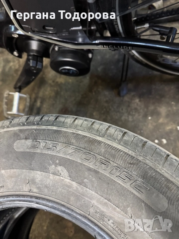 Бусови Гуми 2-БРОЯ 215/70/15C 7.6 Геайфер 7.6мм дот 22, снимка 4 - Гуми и джанти - 52882448