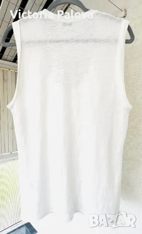 Лукс CLOSED ленен потник, снимка 4 - Корсети, бюстиета, топове - 50083668