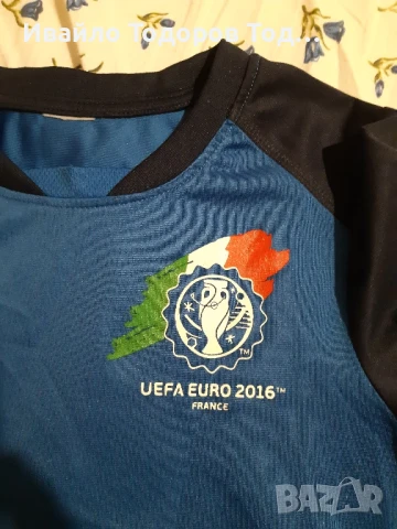 Официална маркова тениска на Италия за Евро 2016 , снимка 2 - Детски тениски и потници - 51409064