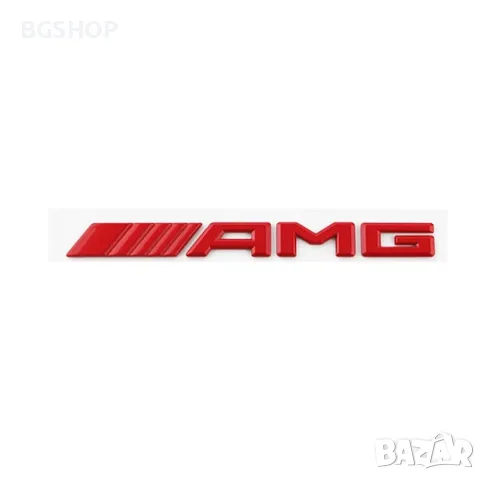 Емблема Mercedes AMG - Red, снимка 1 - Аксесоари и консумативи - 47228923