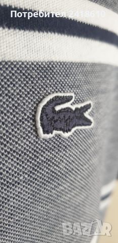 Lacoste Pique Cotton Slim Fit Mens Size 6 - XL ОРИГИНАЛ! Мъжка Тениска!, снимка 8 - Тениски - 46308016