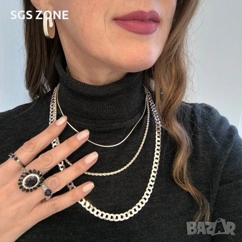 Сребърни обеци подходящи как-то за ежедневието така и за празниците, снимка 6 - Обеци - 53005506