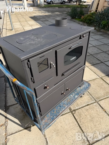 Прометей перфект печка на твърдо гориво с фурна и два шкафа , снимка 3 - Печки, фурни - 52068995