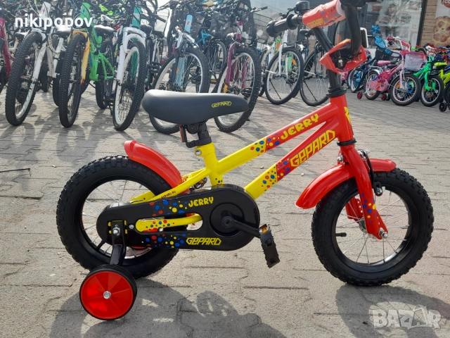 GEPARD Велосипед 12" JERRY червен, снимка 2 - Велосипеди - 53758859