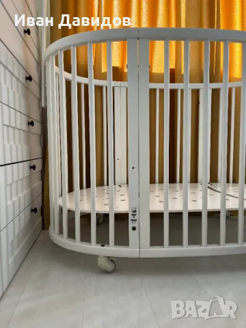 STOKKE Sleepi Детско легло/кошара в деа размера, снимка 2 - Бебешки легла и матраци - 47394148