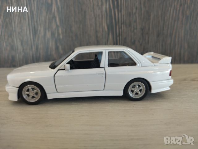 Метална количка BMW M3 1987 !!!, снимка 4 - Колекции - 46491472