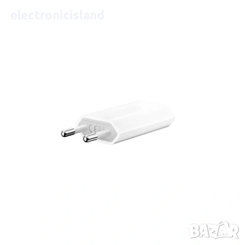 Комплект оригинален кабел Apple MD818FE/A USB A to Lightning 1м + зaрядно Apple Power adapter 5W, снимка 5 - Аксесоари за Apple - 53924564