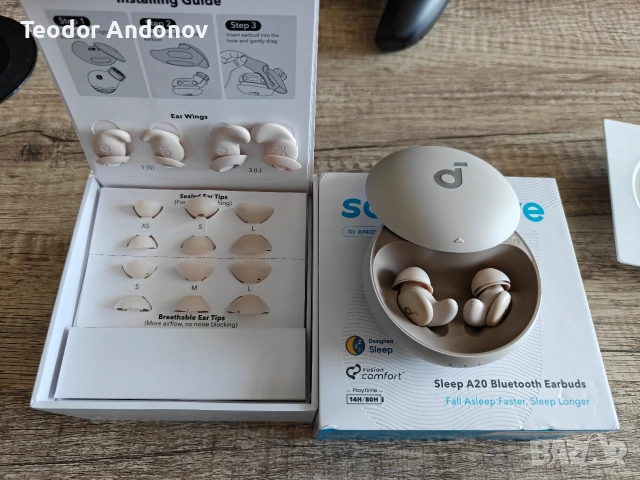 Bluetooth слушалки за сън Soundcore Sleep A20, снимка 2 - Bluetooth слушалки - 53644112