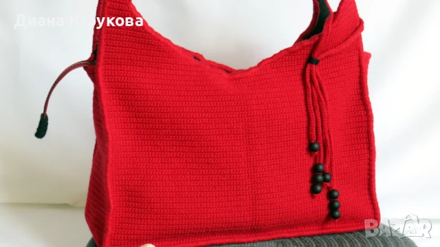 Дамска плетена чанта