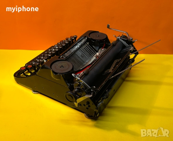 Антична Пишеща машина Rheinmetall клавиатура старобългарски 1930 година., снимка 7 - Антикварни и старинни предмети - 54082753