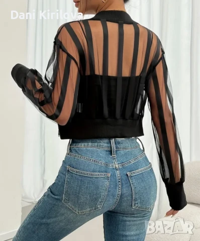 Дамско късо яке, снимка 3 - Якета - 50979988