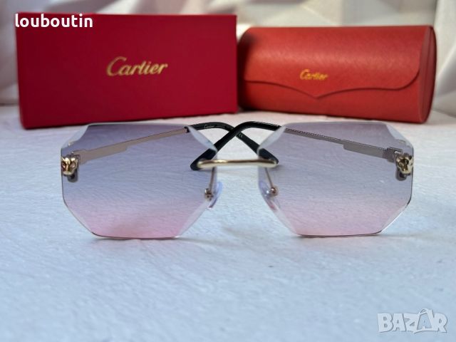 Cartier 2024 дамски слънчеви очила Осмоъгълни 4 цвята, снимка 5 - Слънчеви и диоптрични очила - 45276506