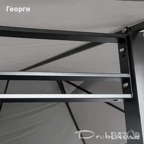 Шатра MUHLER  – Просторна, стабилна и стилна защита за вашето открито пространство, снимка 6 - Градински мебели, декорация  - 49874964