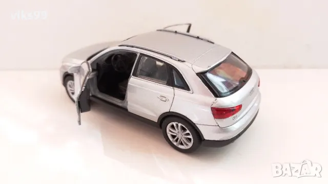 Метална количка Audi Q3 WELLY - Мащаб 1:34-39 , снимка 2 - Колекции - 49560777