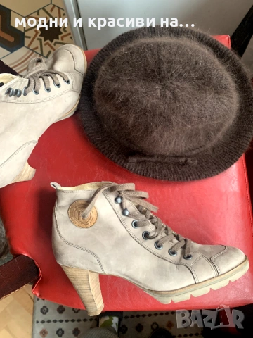 Дамски шапки федора- бордо и шоколадово кафяво, снимка 12 - Шапки - 53258018