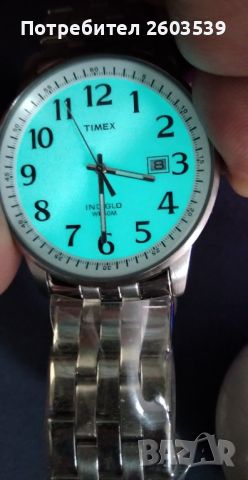 Мъжки часовник TIMEX, Indiglo, дата, снимка 6 - Мъжки - 45175211
