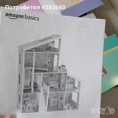 Дървена къща за кукли, снимка 3 - Играчки за стая - 53054114