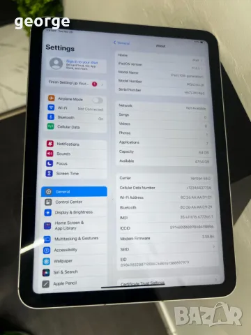 Таблет Apple - iPad 10 2022, Wi-Fi, 10.9'', 64GB, снимка 2 - Таблети - 48116721