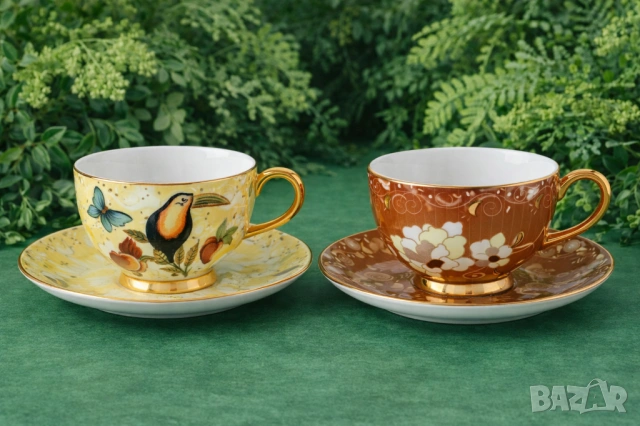 КОМПЛЕКТ за КАФЕ или ЧАЙ от КОСТЕН ПОРЦЕЛАН - ПРОМОЦИЯ за 8-ми МАРТ, снимка 8 - Подаръци за рожден ден - 31062416