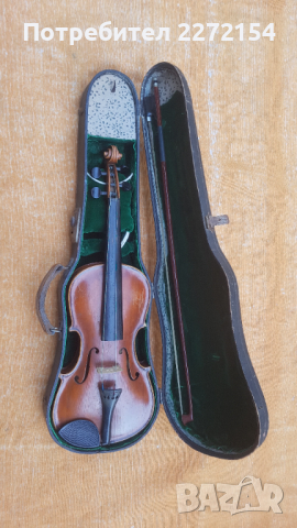 Стара работеща цигулка, снимка 1 - Антикварни и старинни предмети - 45056268