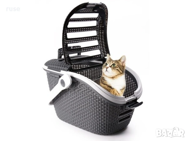 НОВ! Транспортен кош/клетка за котки, кучета, зайци Curver, снимка 7 - Други стоки за животни - 53935488