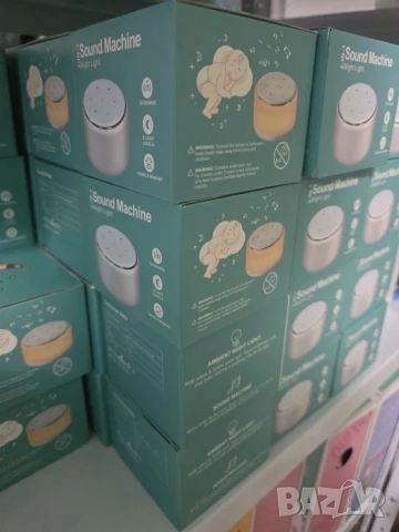 Уред за бял шум за бебе, с нощна лампа и 34 мелодии, до над 36 часа на работа, снимка 5 - Детски нощни лампи - 52064395